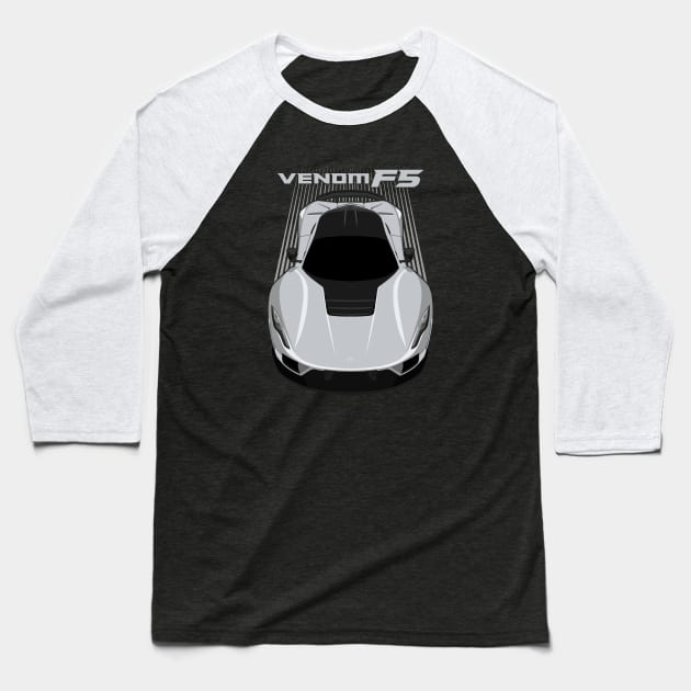 Hennessey Venom F5 - Silver Baseball T-Shirt by V8social